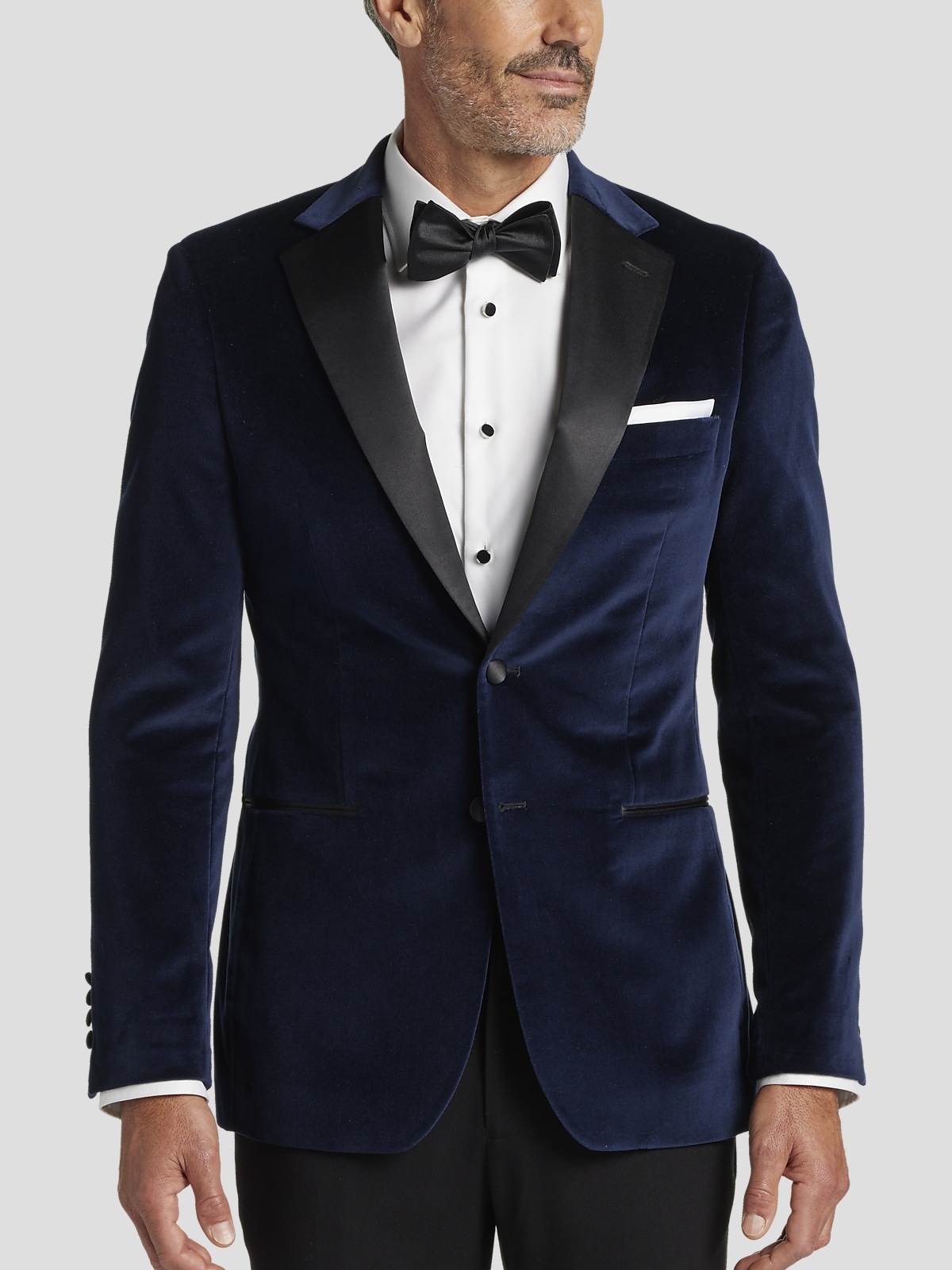 Joseph Abboud Slim Fit Notch Lapel Velvet Dinner Jacket | All Sale| Men ...