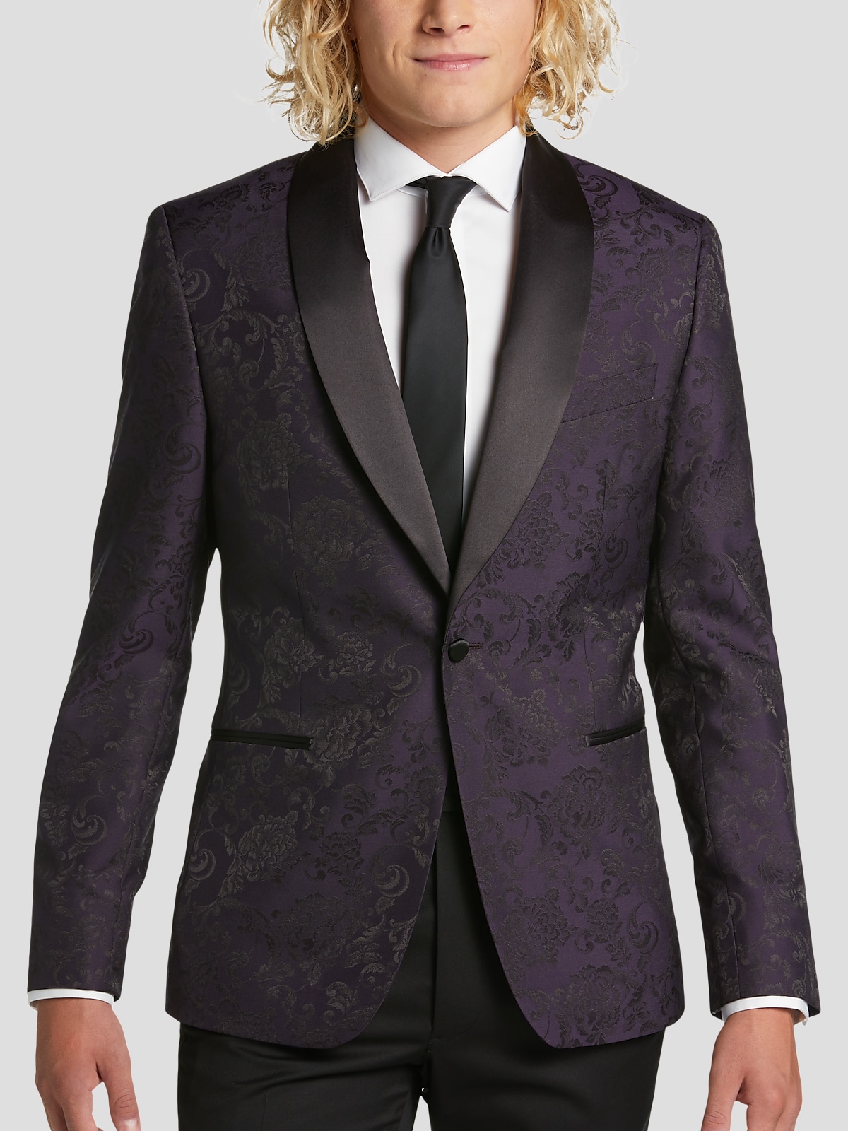 Egara white slim fit dinner jacket discount