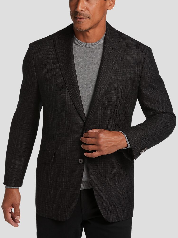 Leather jackets men's wearhouse discount