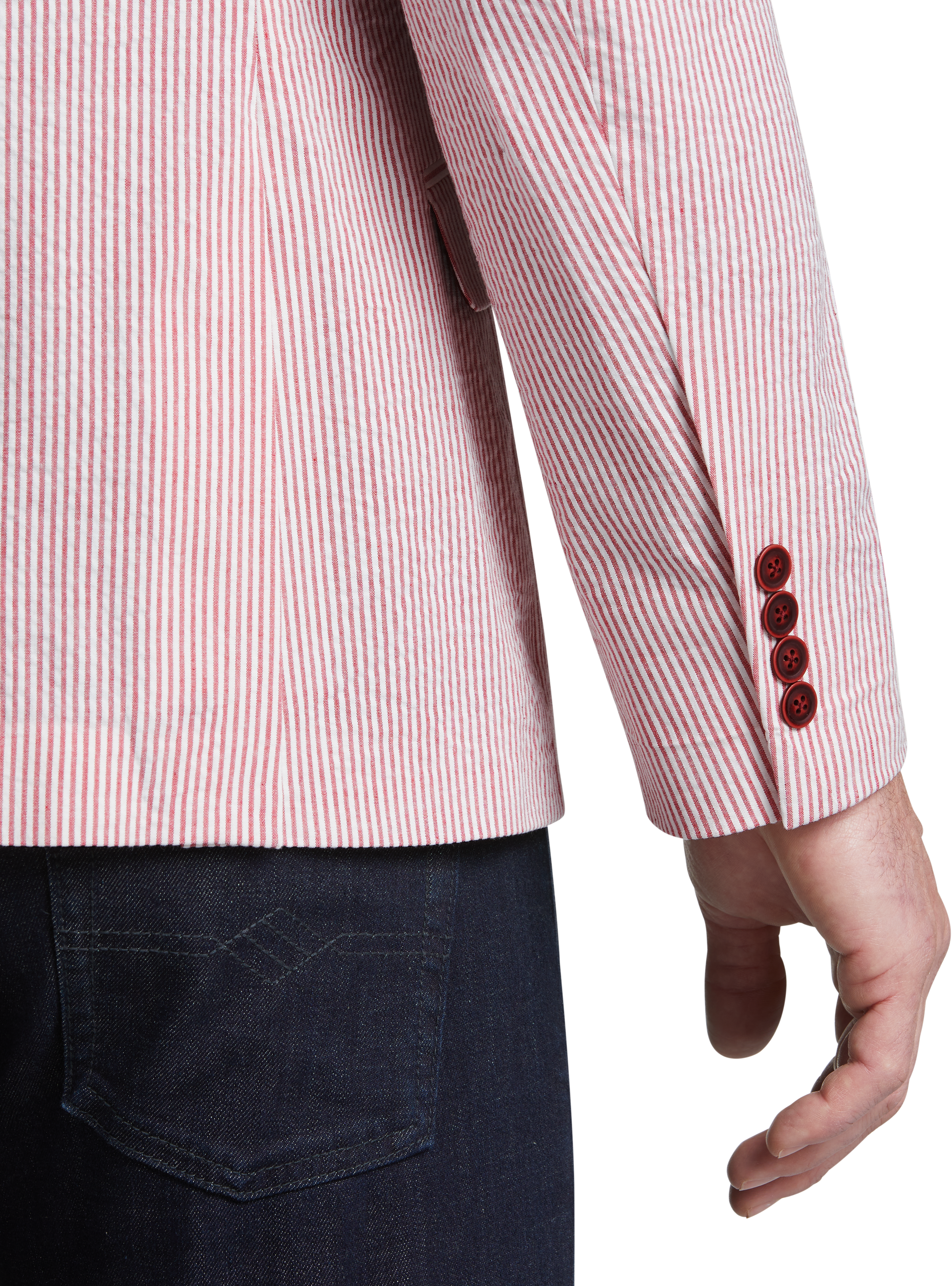Modern Fit Seersucker Sport Coat