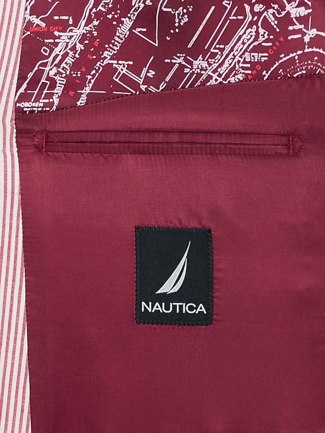 Nautica Modern Fit Seersucker Sport Coat