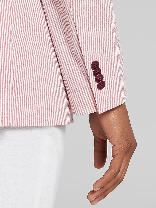 Nautica Modern Fit Seersucker Sport Coat