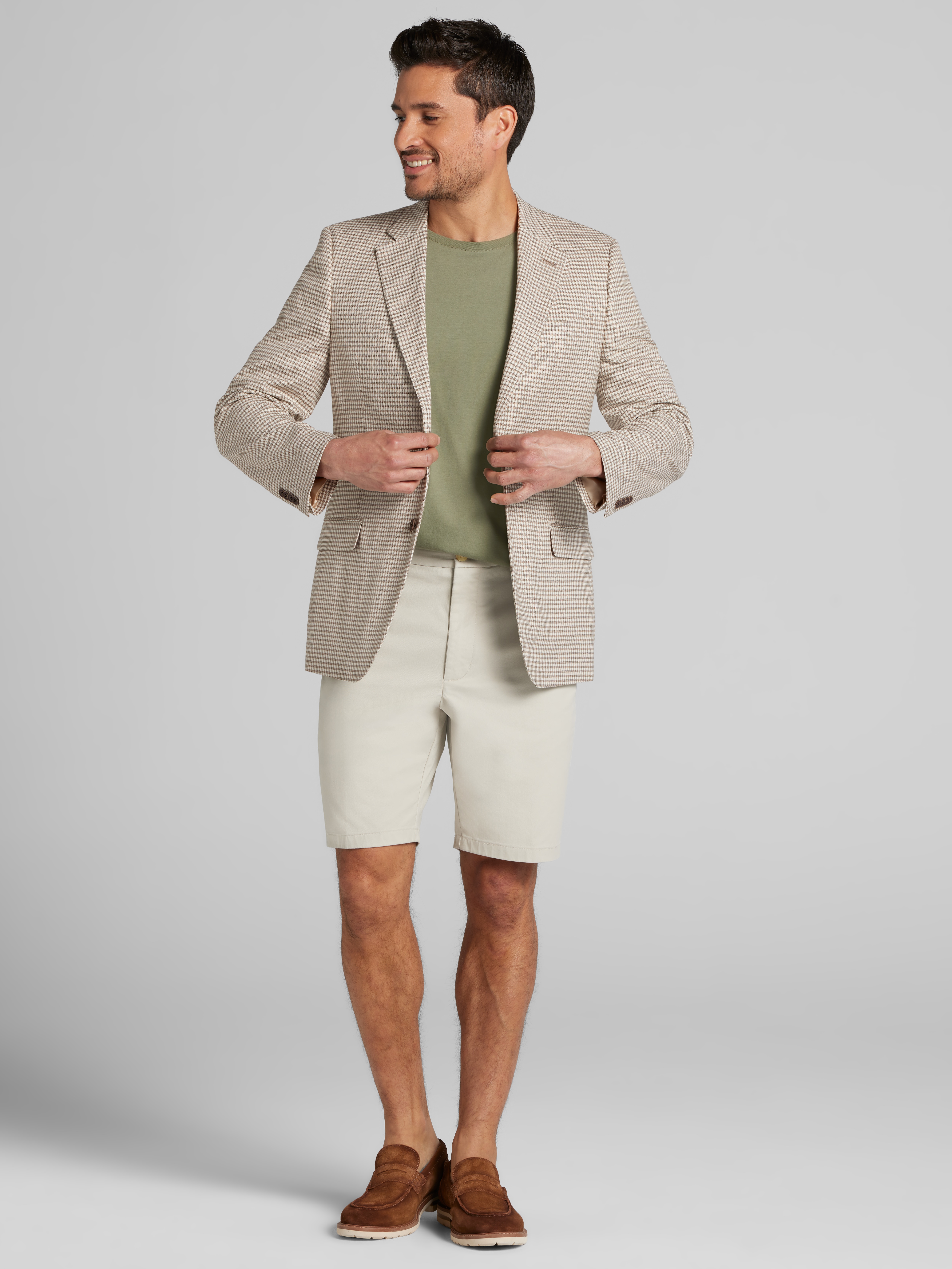 Modern Fit Tweed Sport Coat