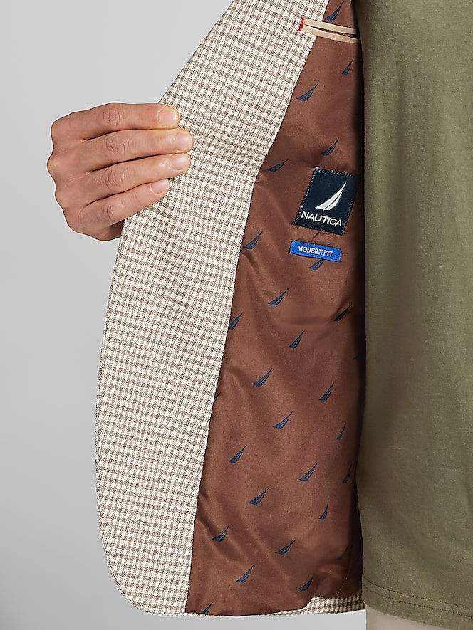 Nautica Modern Fit Tweed Sport Coat