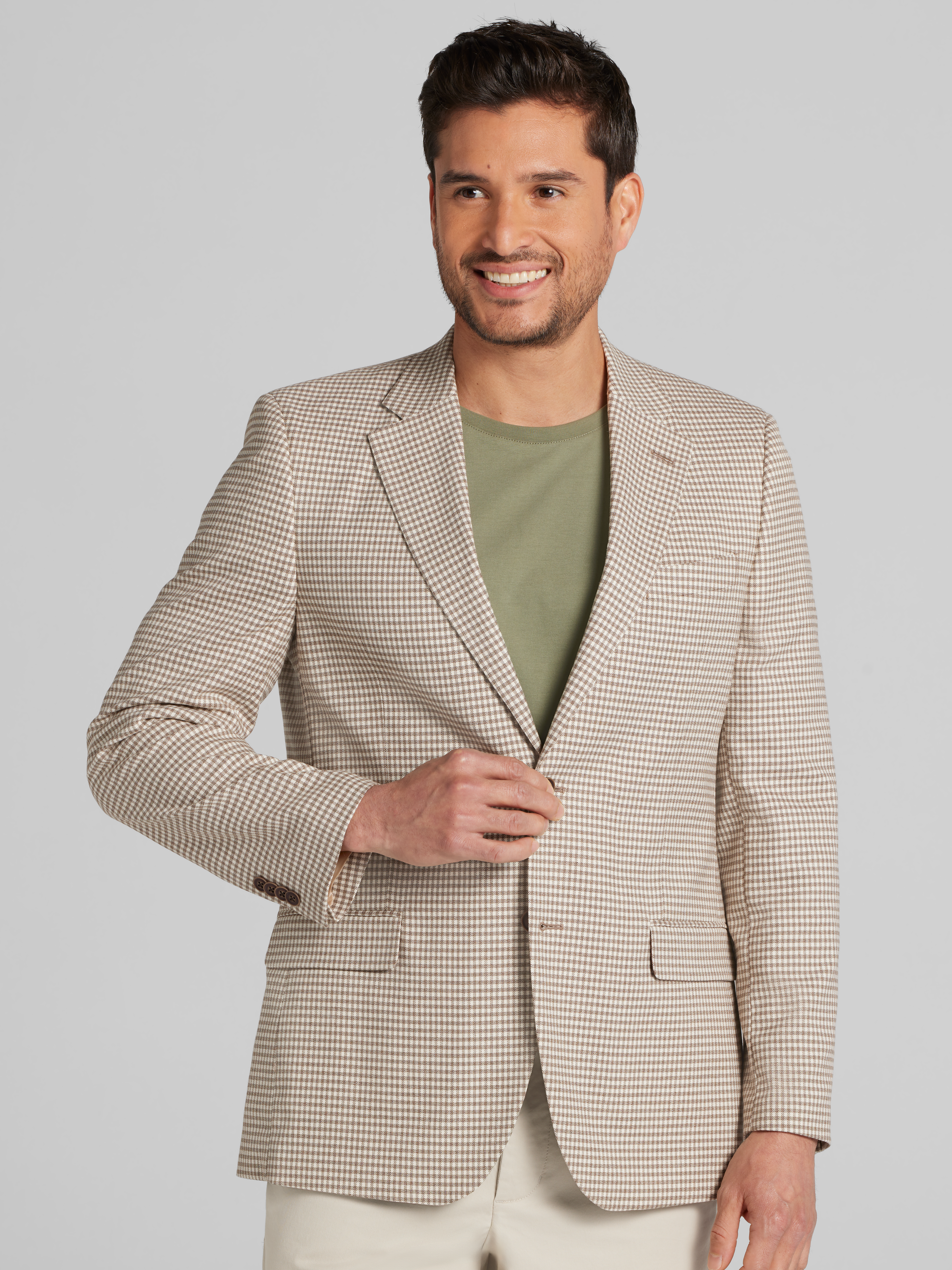 Modern Fit Tweed Sport Coat