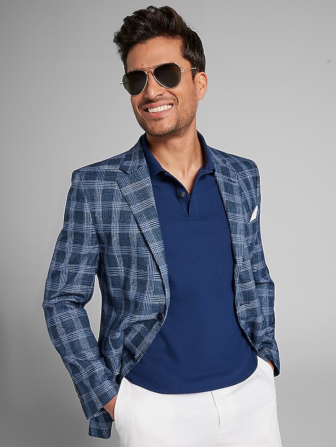 Nautica Modern Fit Tweed Sport Coat