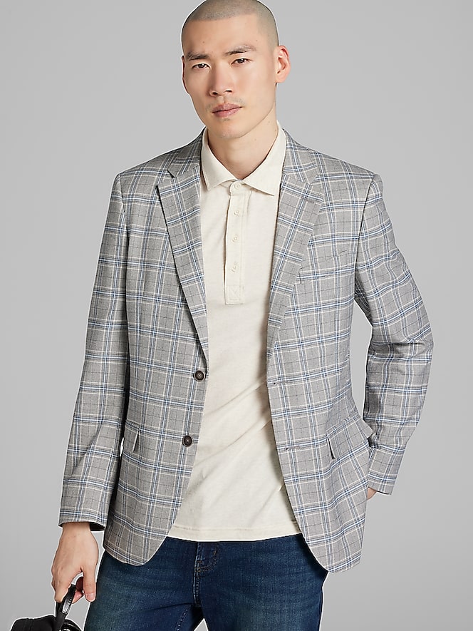 Nautica Modern Fit Tweed Sport Coat