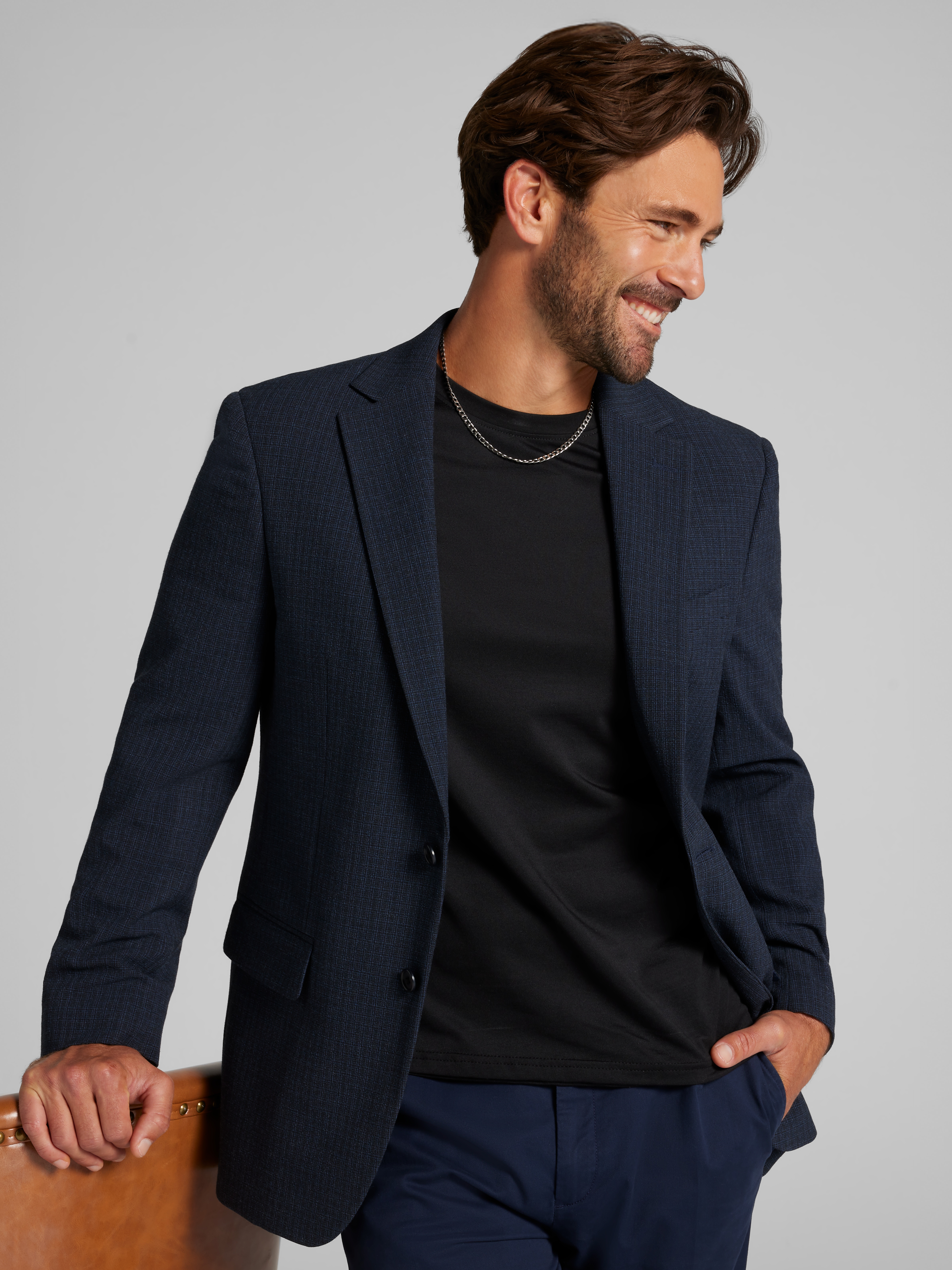 Modern Fit Check Sport Coat