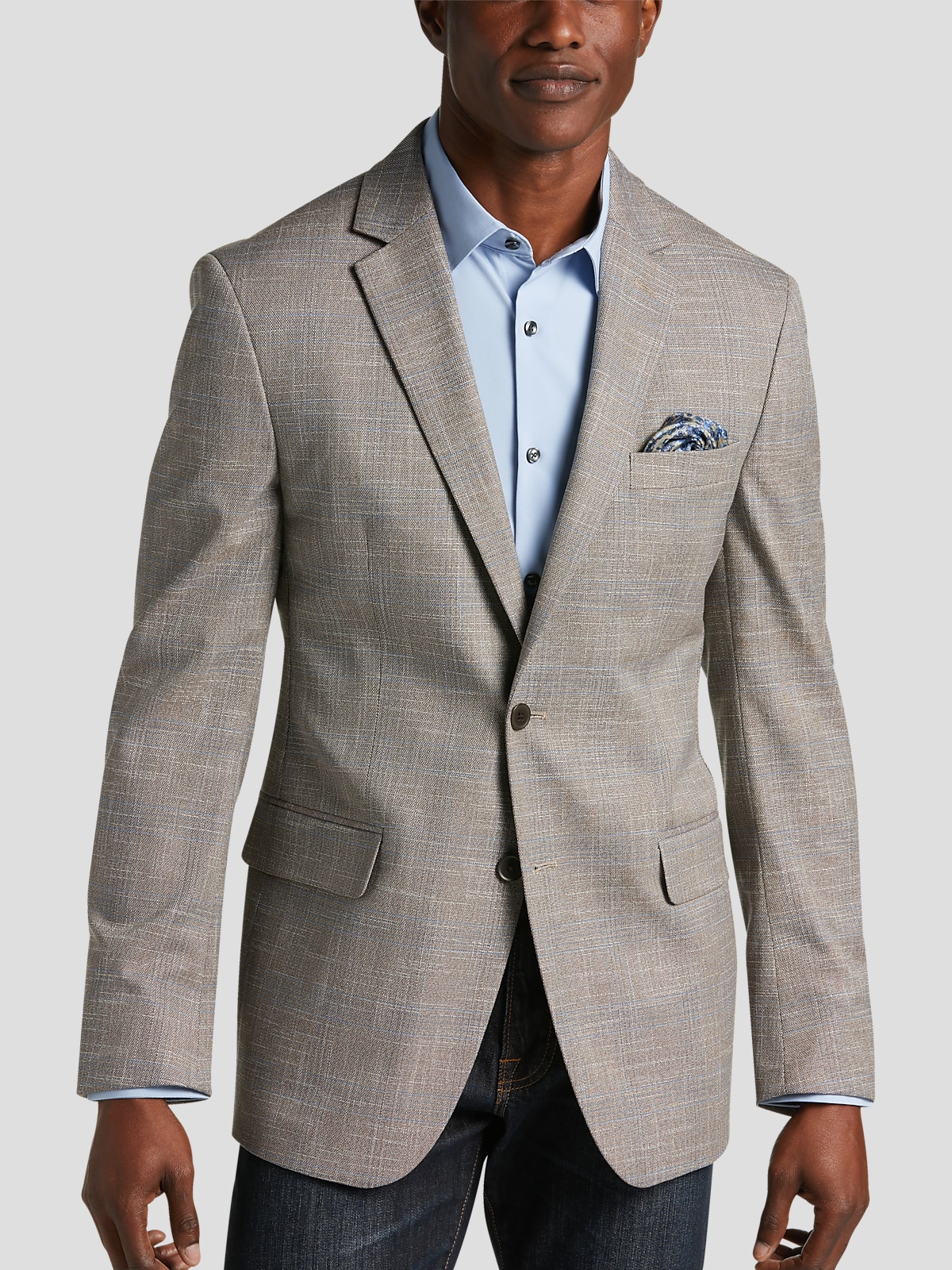 Michael Strahan Classic Fit Sport Coat All Sale Men s Wearhouse