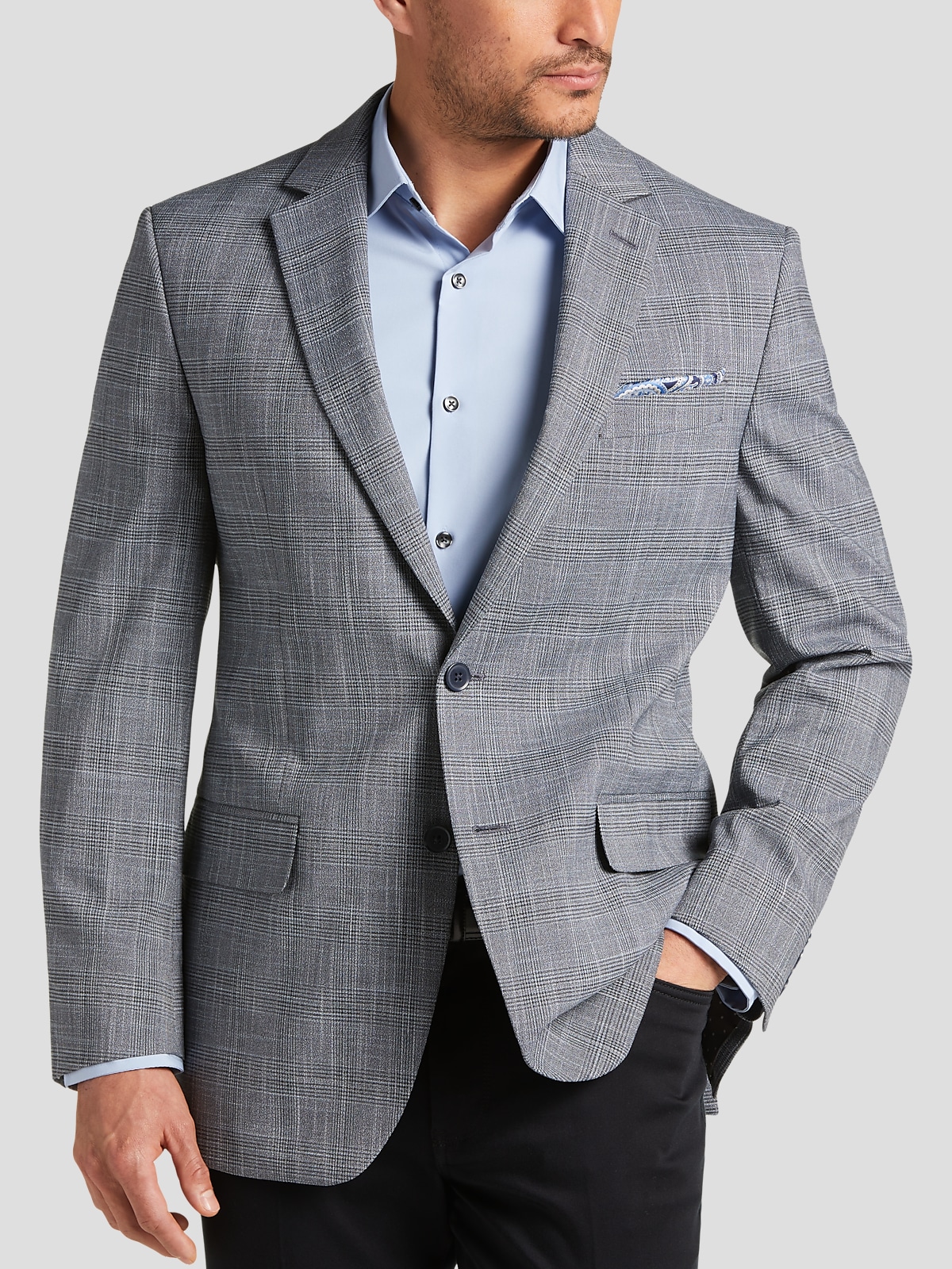 Michael Strahan Classic Fit Sport Coat All Clearance 3999 Mens Wearhouse 