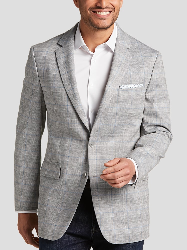 Michael Strahan Classic Fit Notch Lapel Sport Coat, All Sale