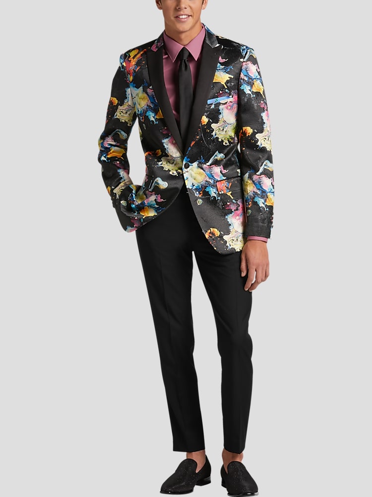 Paisley and gray dinner jacket cheap