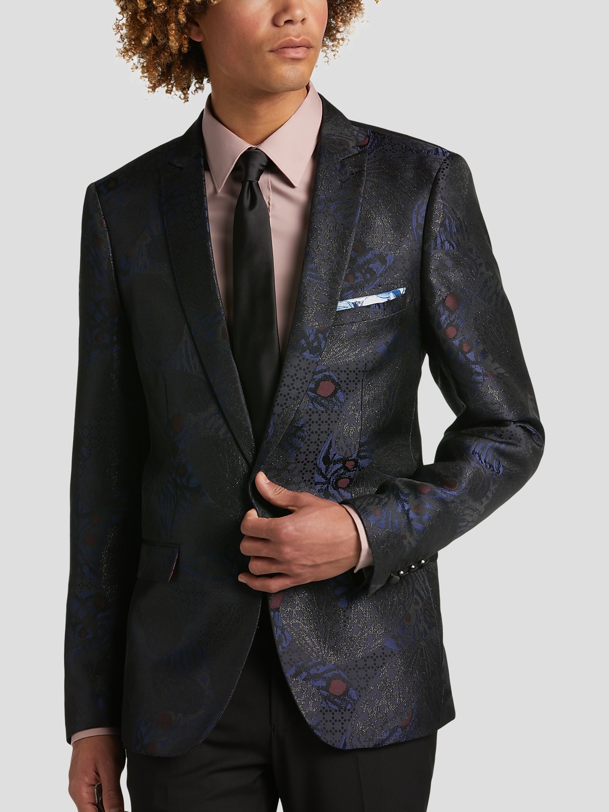 Paisley and gray dinner jacket hot sale