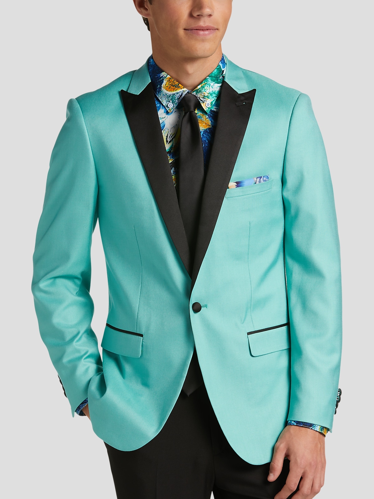 Paisley and gray dinner jacket cheap
