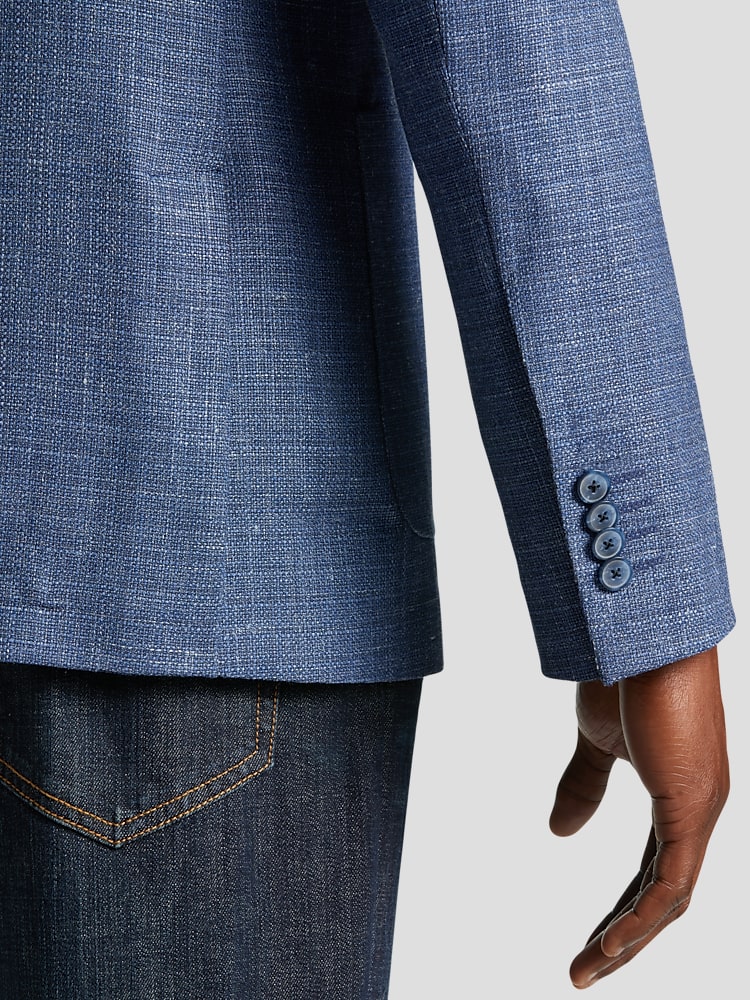 Men's wearhouse blue blazer hotsell