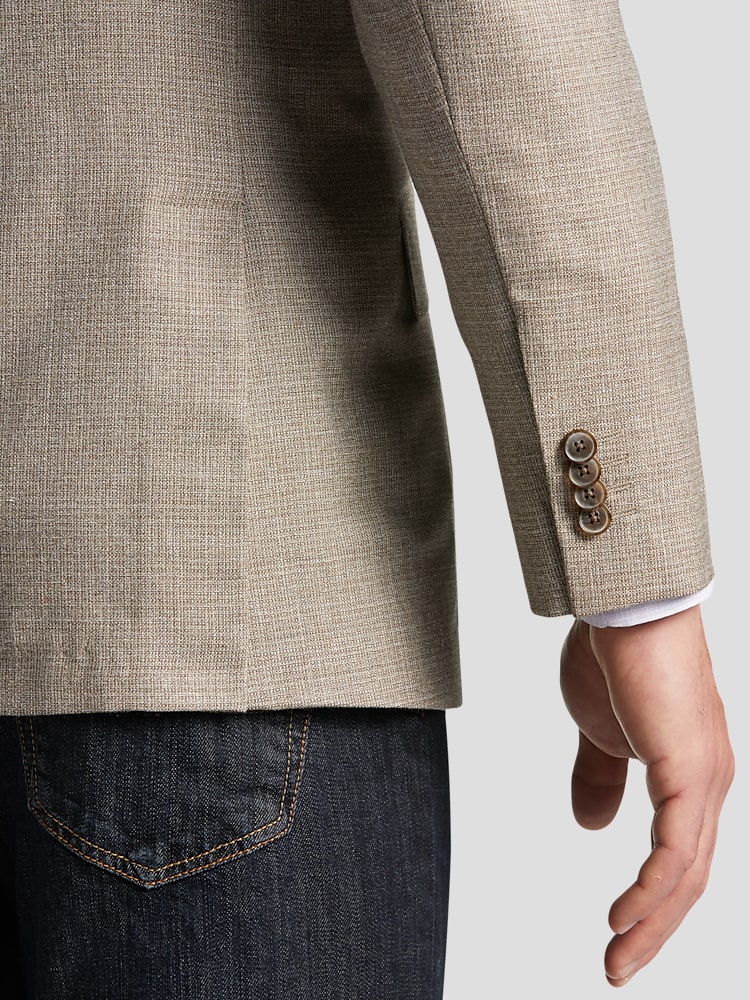 Joseph abboud tan modern fit twill car coat deals
