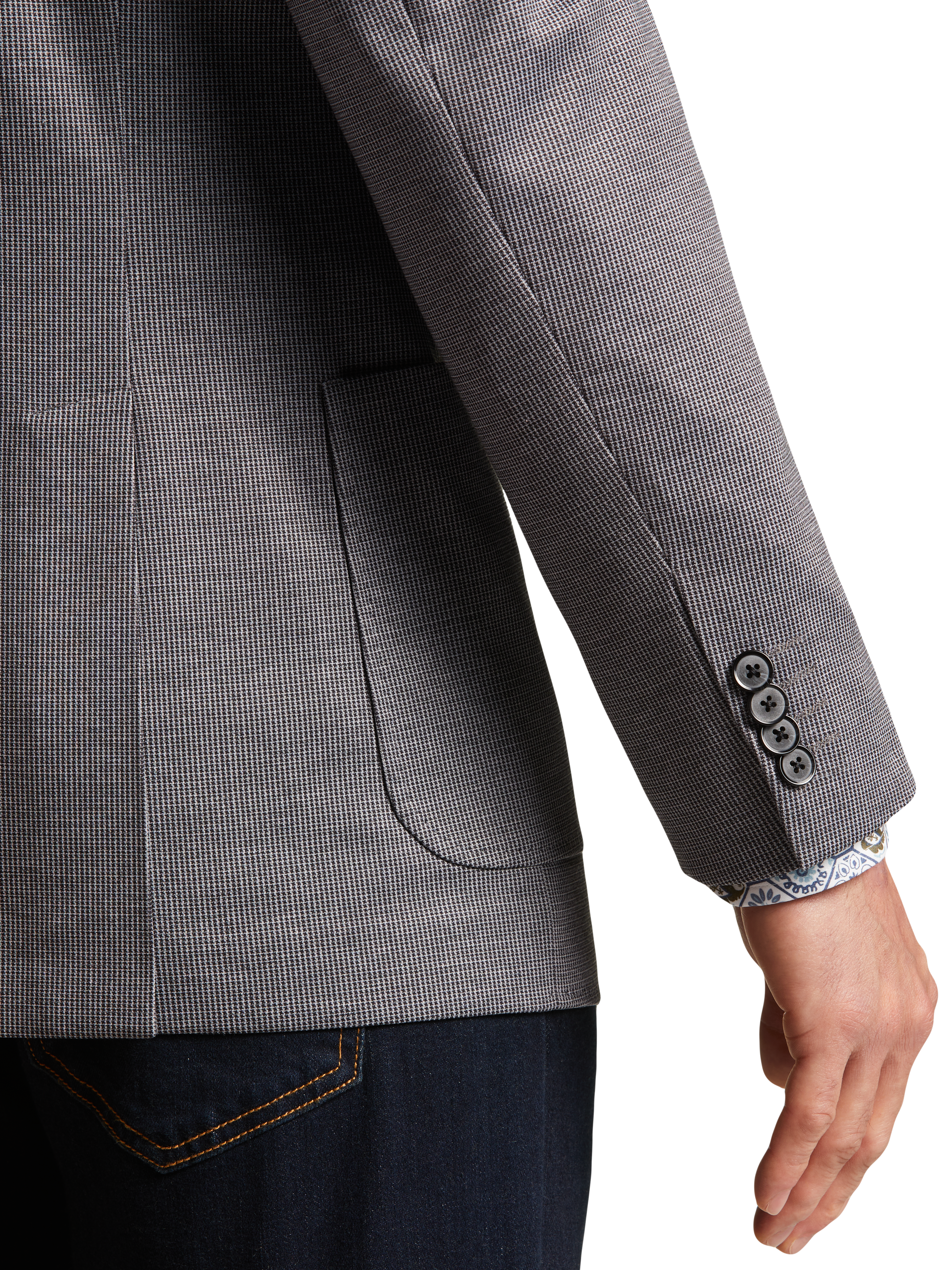 Slim Fit Notch Lapel Sport Coat