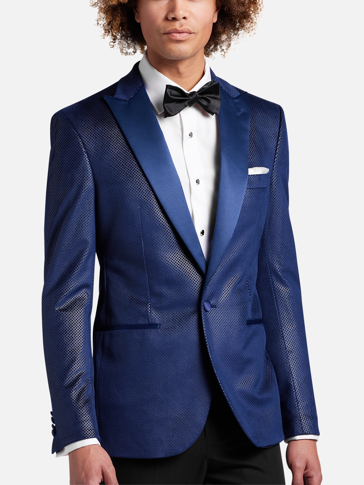 Egara Slim Fit Peak Lapel Velvet Dinner Jacket | All Sale| Men's Wearhouse