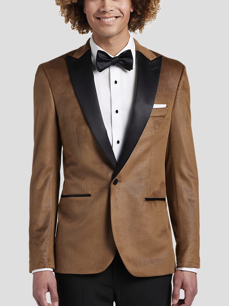 Peak lapel velvet jacket outlet