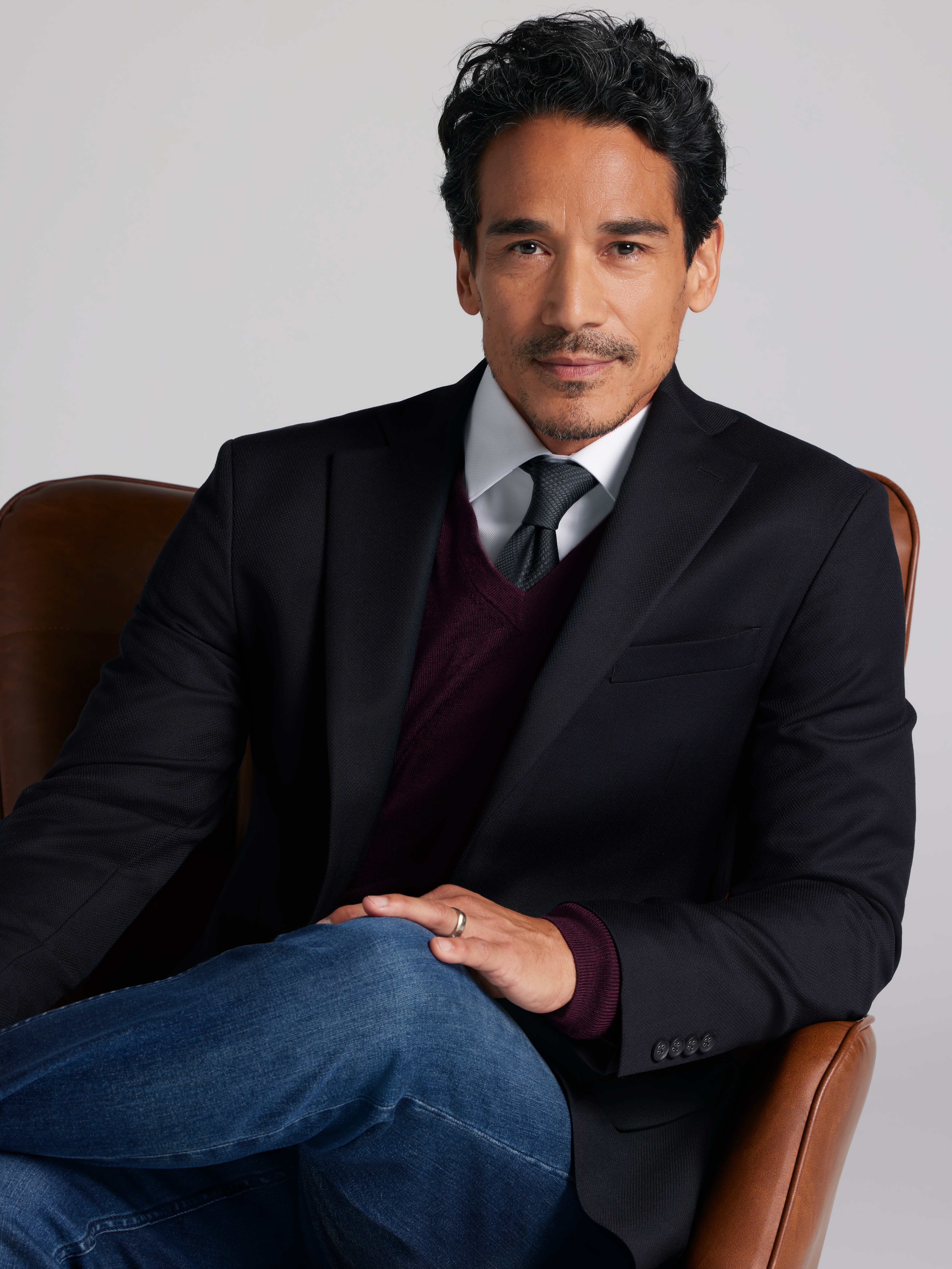 Modern Fit Wool Blend Blazer