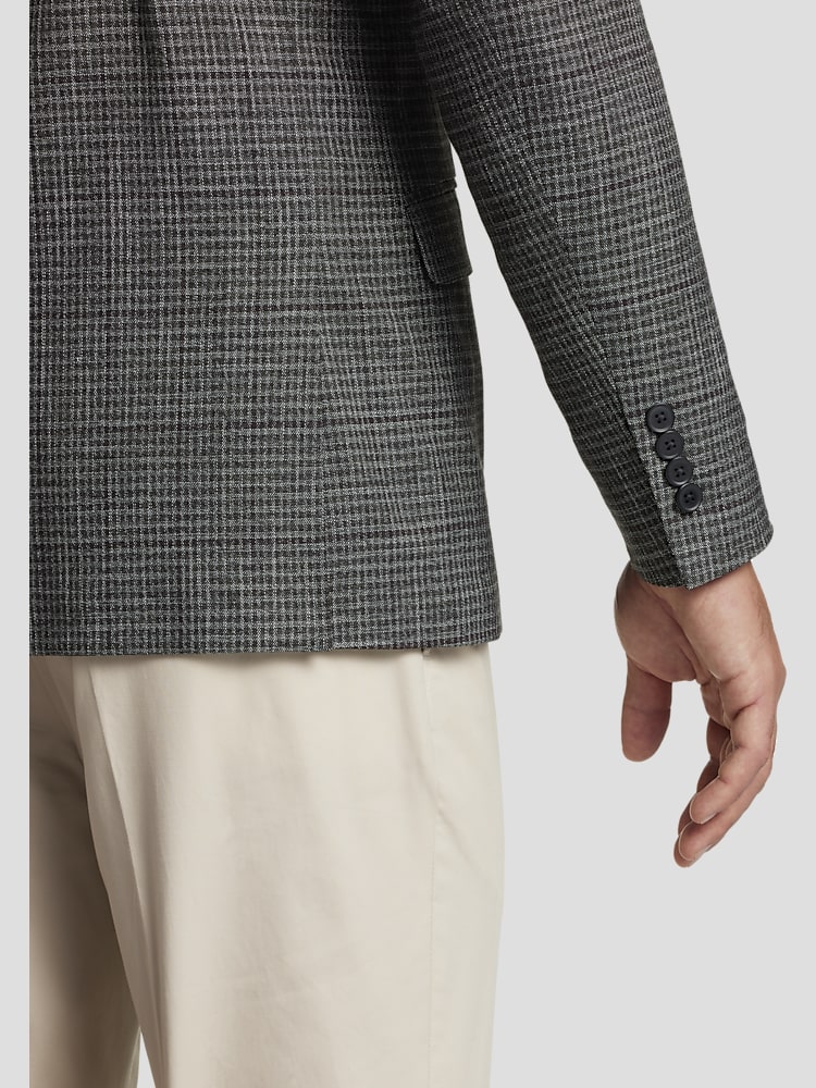 Michael Strahan Classic Fit Plaid Sport Coat Sport Coats Men s Wearhouse
