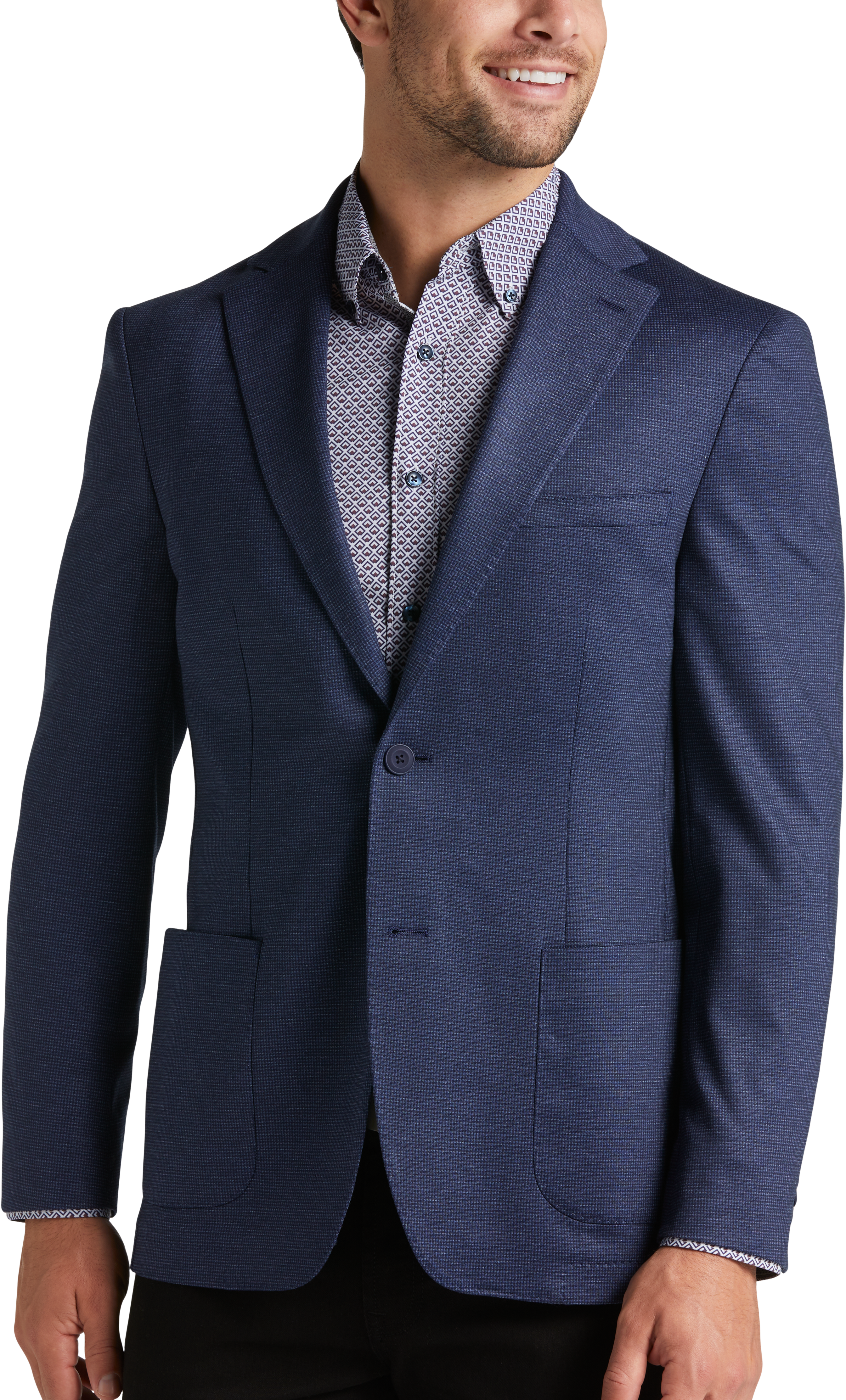 Classic Fit Houndstooth Sport Coat