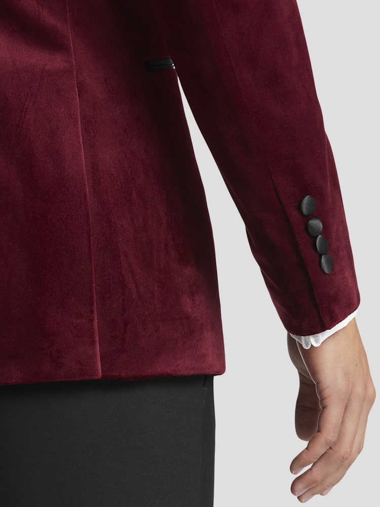Men's wearhouse velvet jacket deals