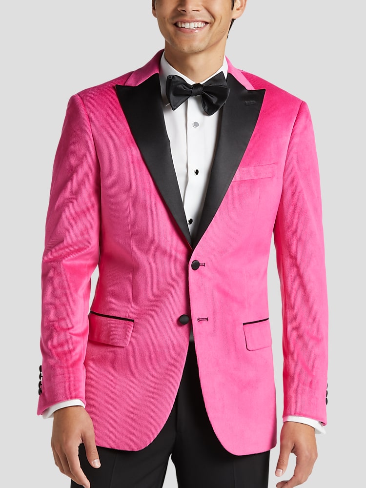 Pink velvet dinner jacket shop