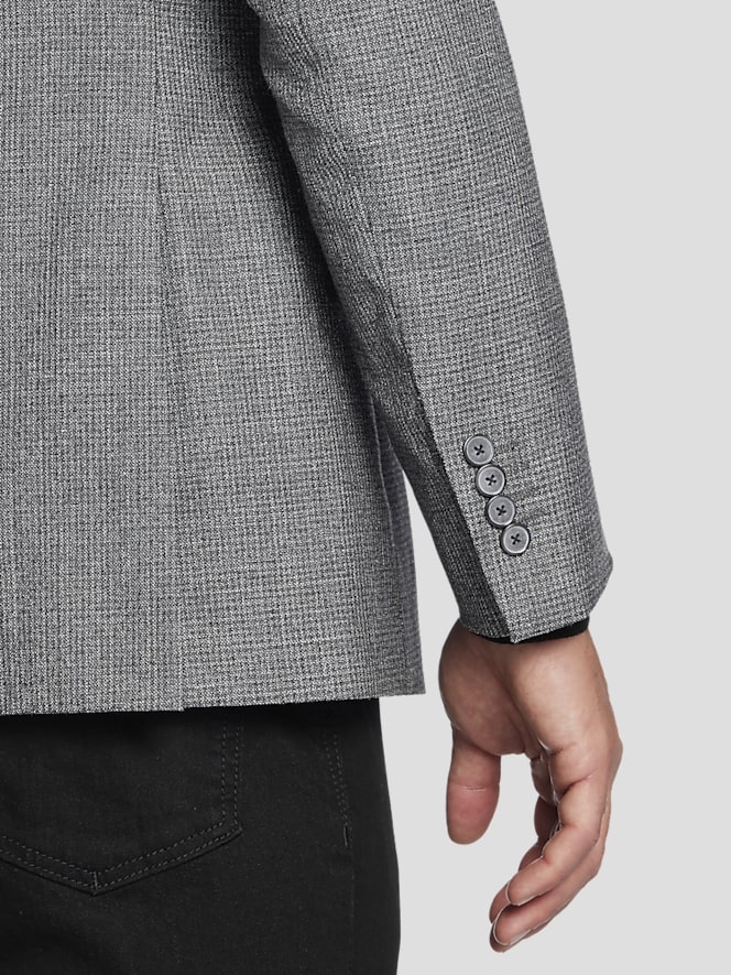 Joseph Abboud Classic Fit Wool Blend Houndstooth Sport Coat