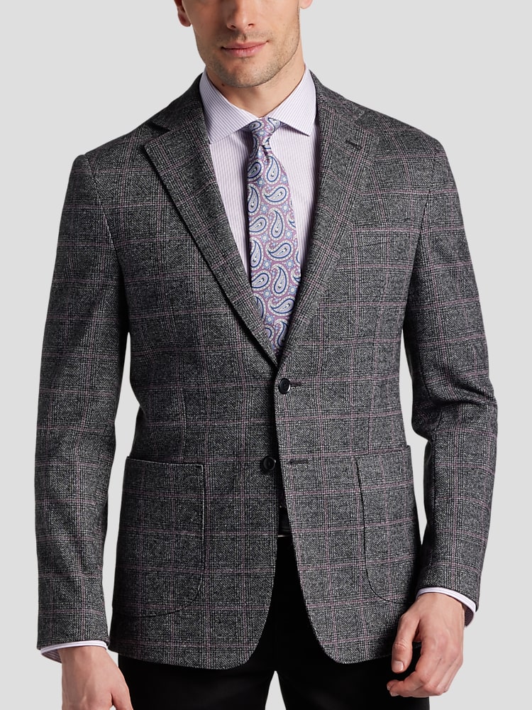 Men's Modern-Fit Glen Plaid Sport Coat