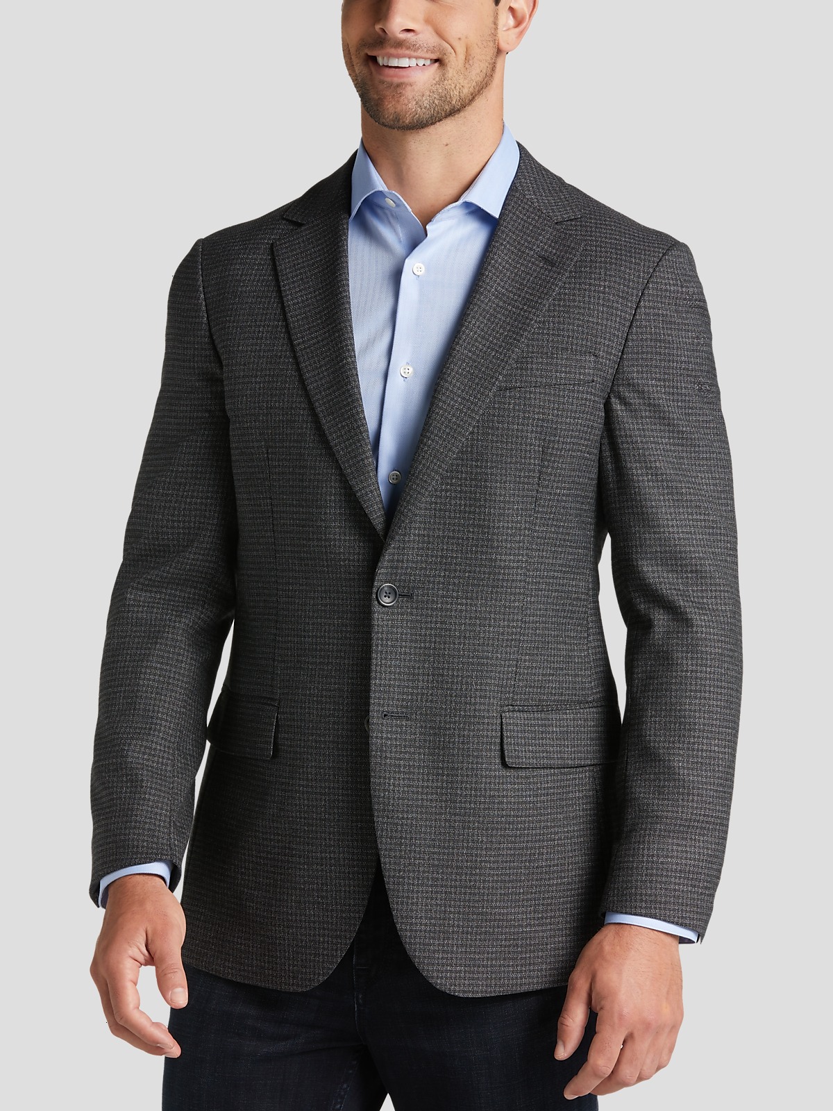 Charcoal gray sport coat discount