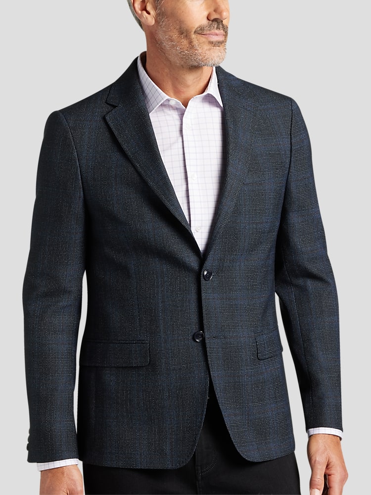 Calvin klein men's shirt collar wool jacket best sale
