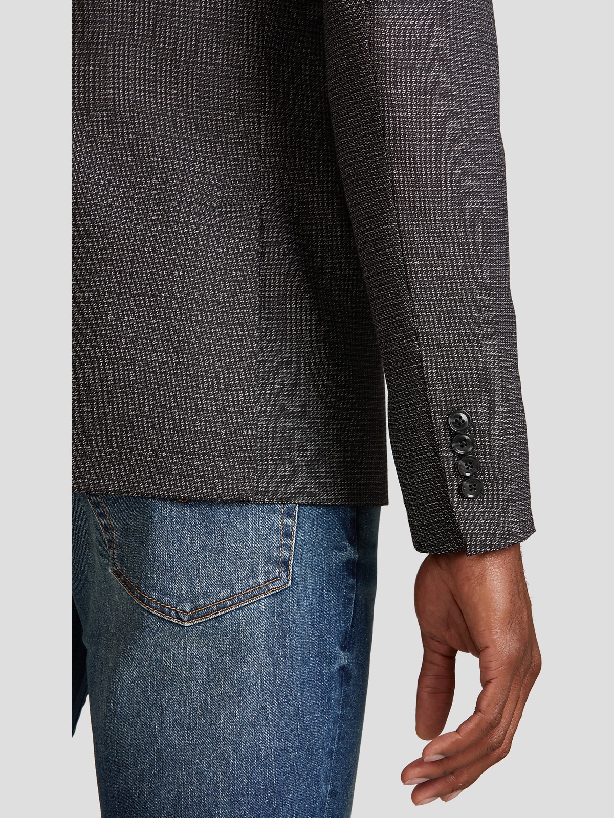 Calvin klein houndstooth coat top