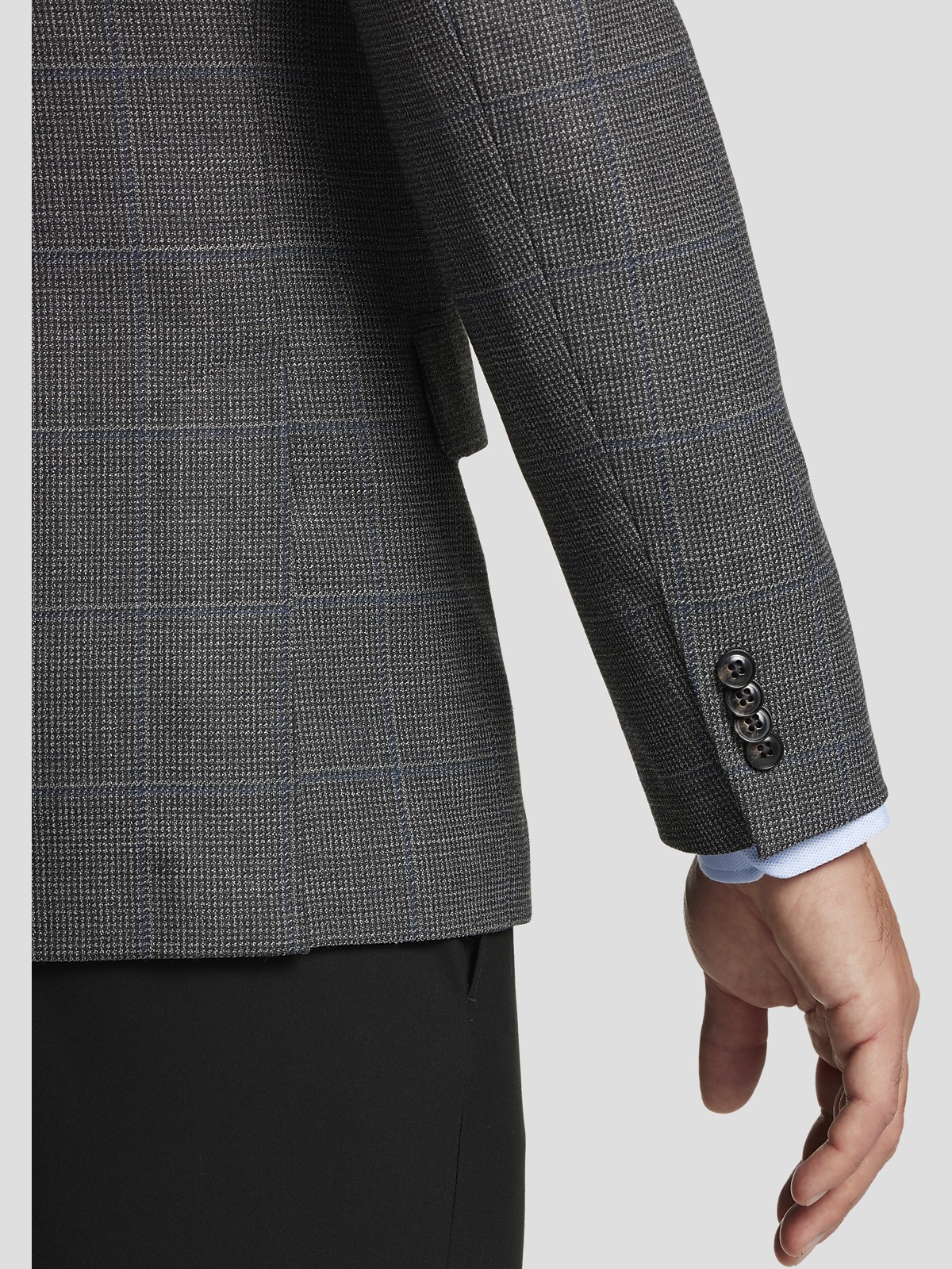 tommy hilfiger gingham blazer