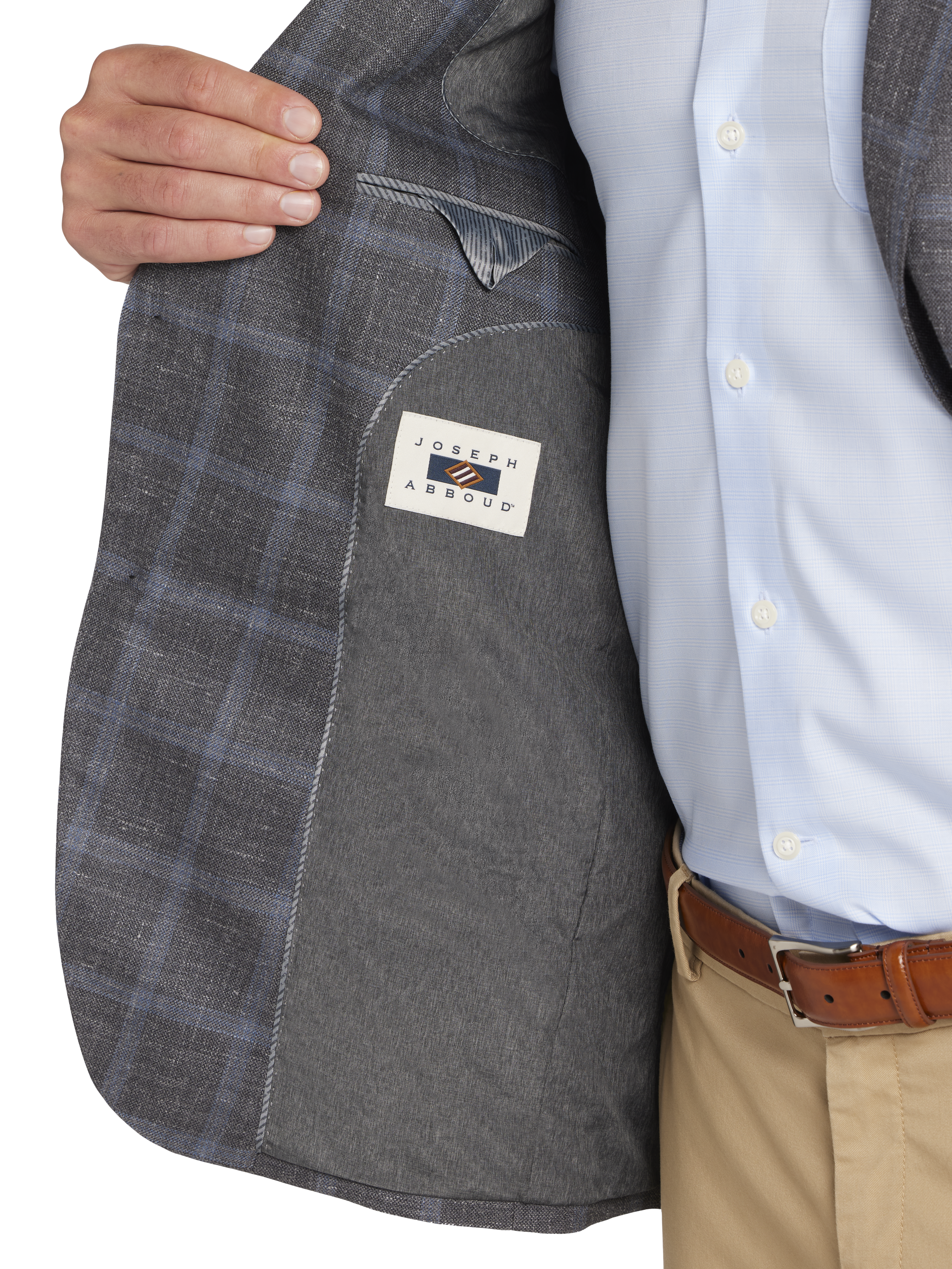 Classic Fit Wool Windowpane Sport Coat