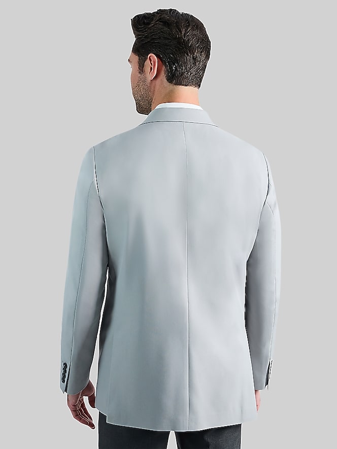 Haggar The Active Series™ Tailored Fit Performance 4-Way Stretch Blazer, Light Gray Solid - Image 2 of 3