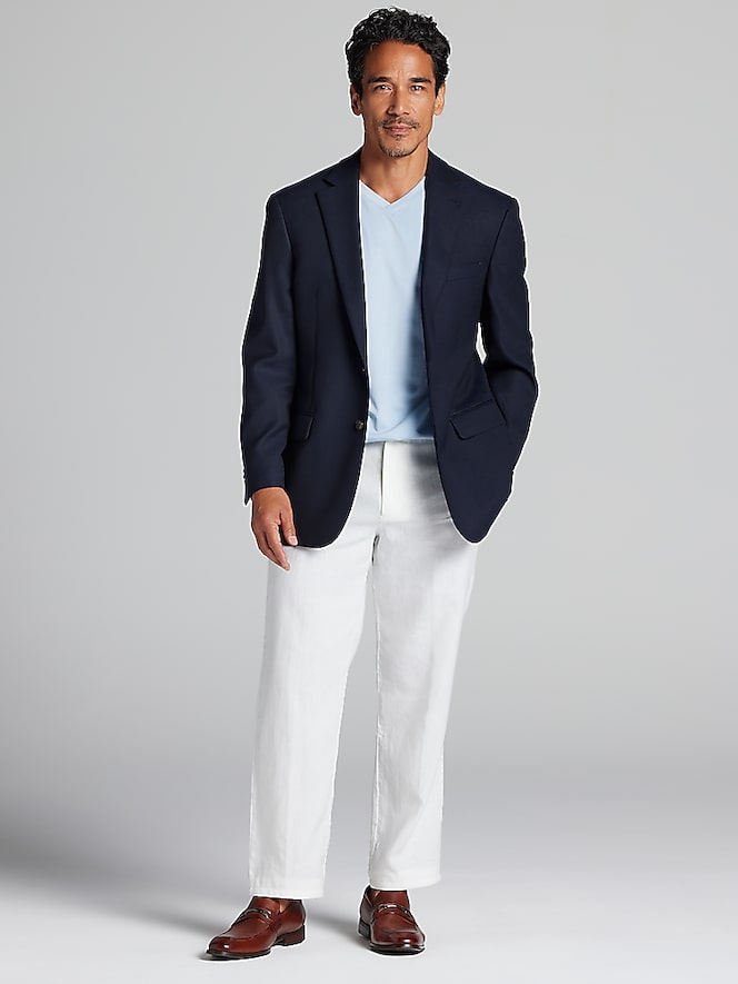 Joseph Abboud Modern Fit Wool Blend Blazer