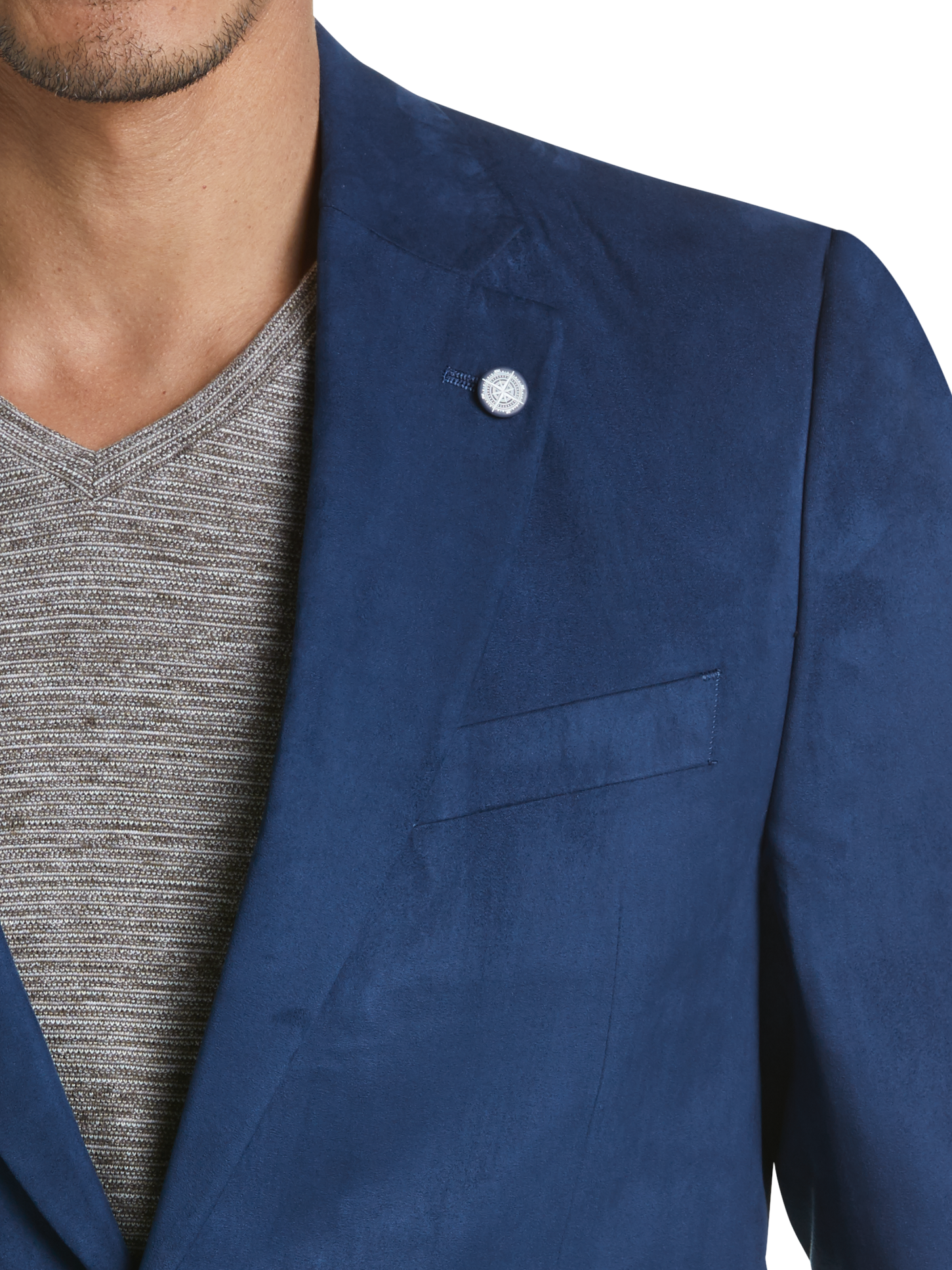 Modern Fit Microsuede Sport Coat