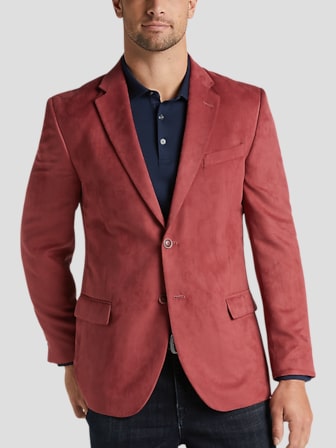 Men's wearhouse clearance red blazer