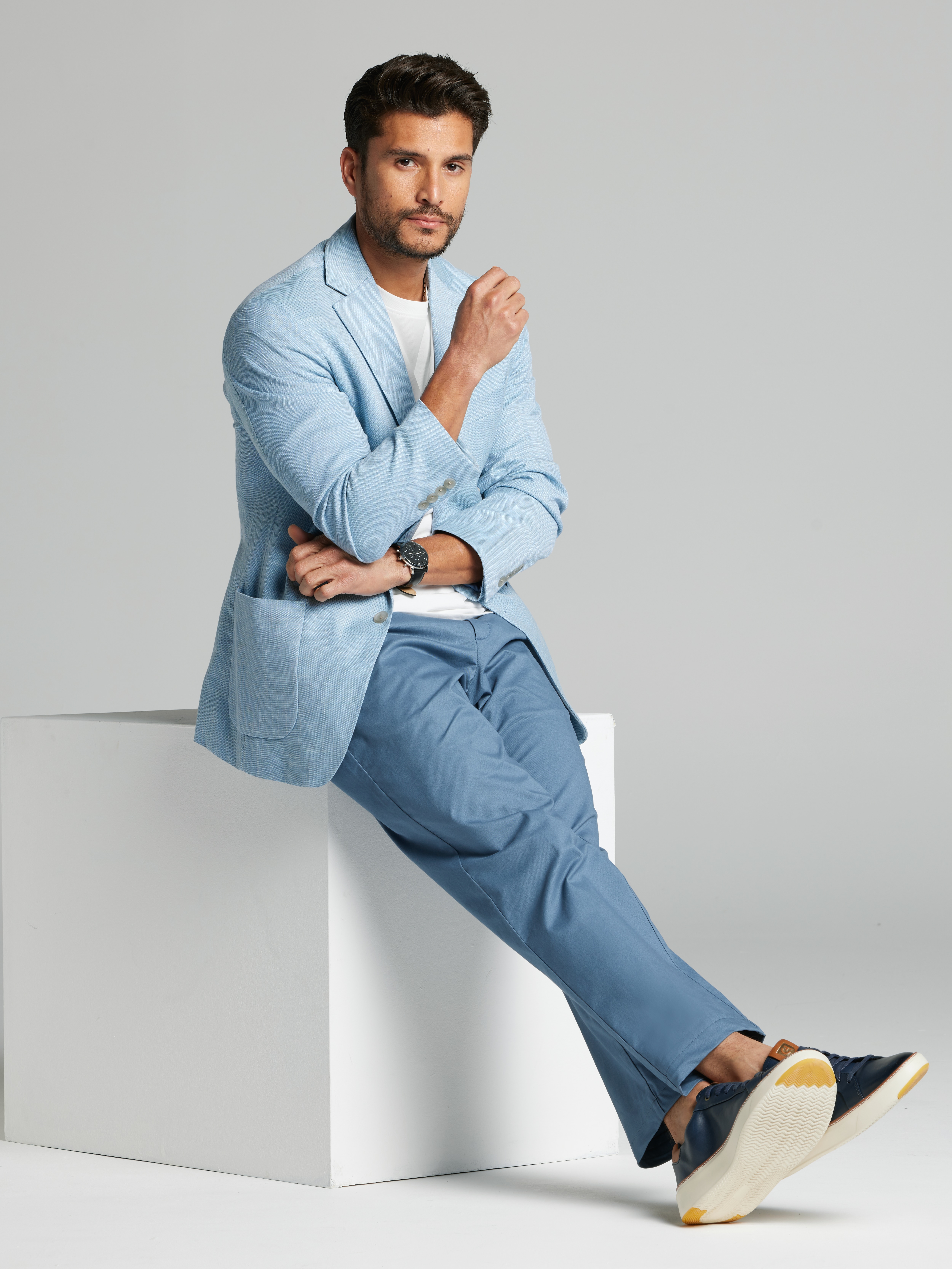 Modern Fit Twill Sport Coat