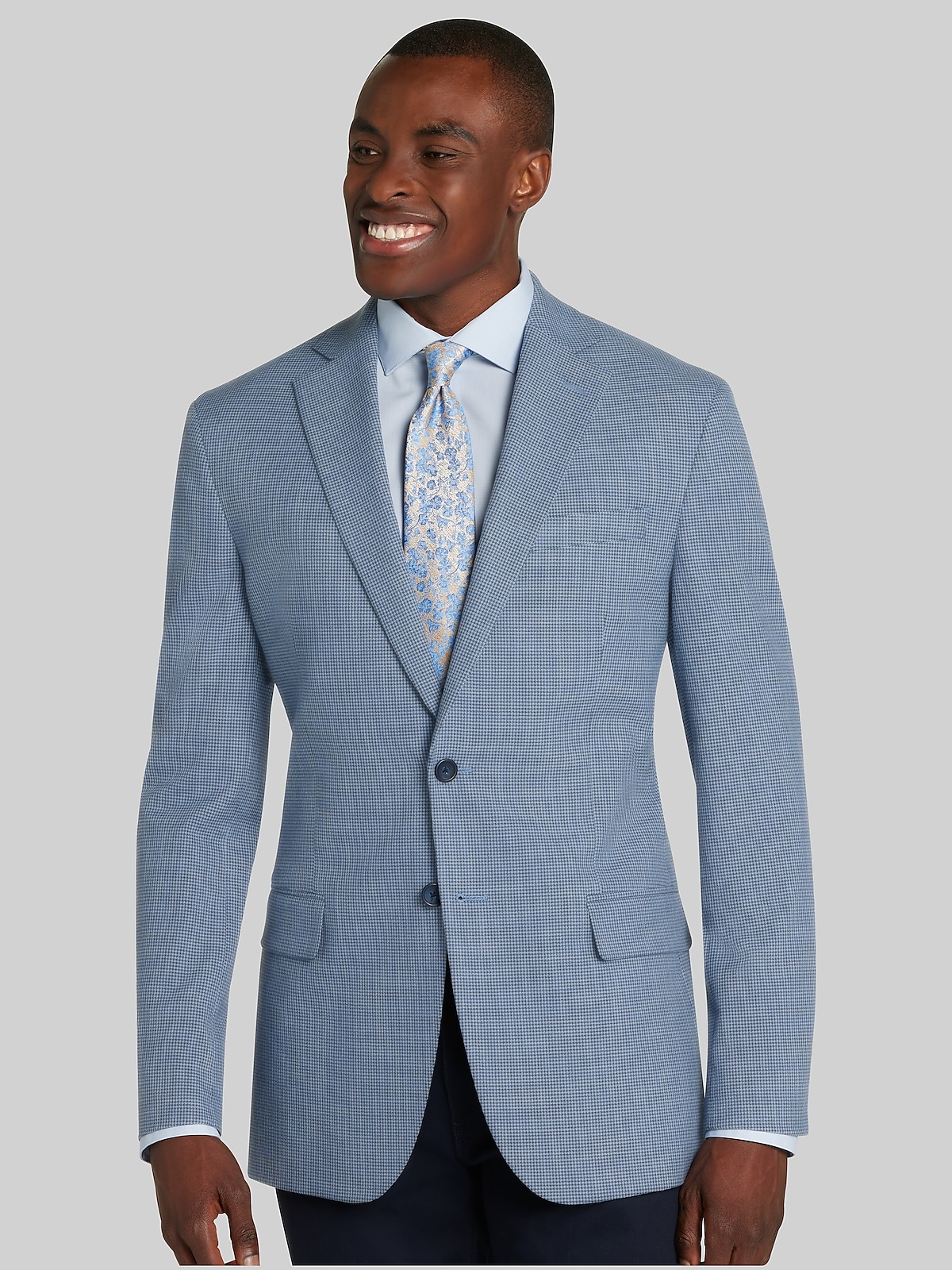 Pronto Uomo Modern Fit Mini Houndstooth Sport Jacket Sport Coats Men s Wearhouse