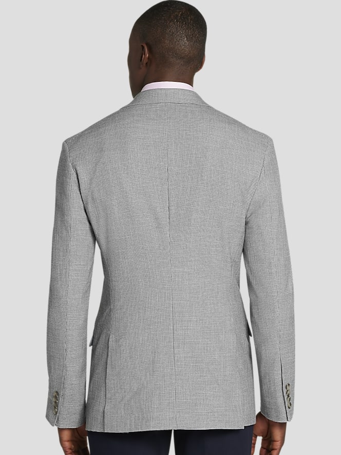 Pronto Uomo Modern Fit Mini Houndstooth Sport Coat