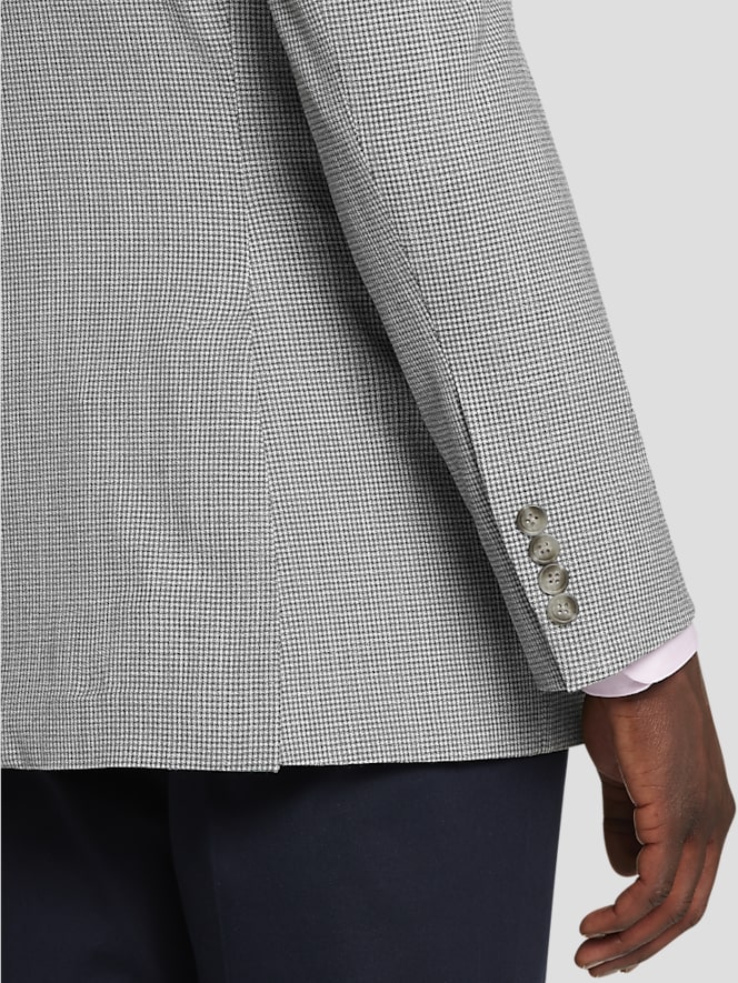 Pronto Uomo Modern Fit Mini Houndstooth Sport Coat