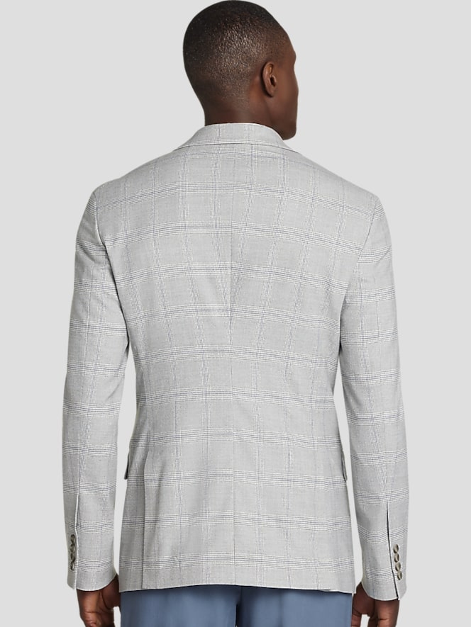 Pronto Uomo Modern Fit Plaid Sport Coat
