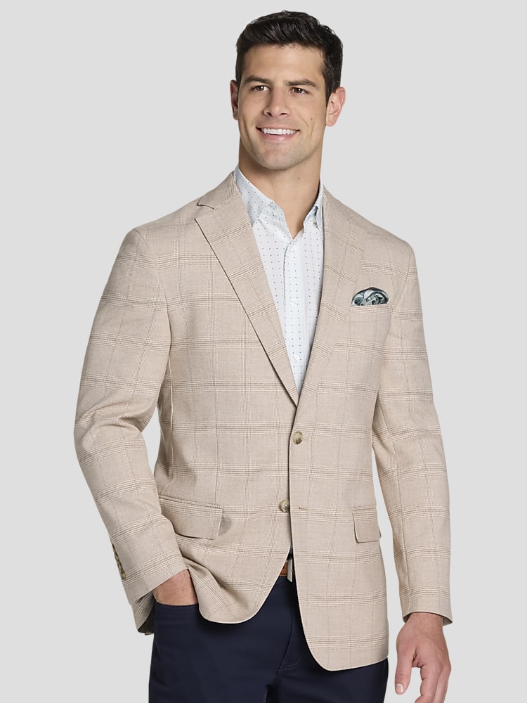 Pronto Uomo Modern Fit Plaid Sport Coat Sport Coats Men's