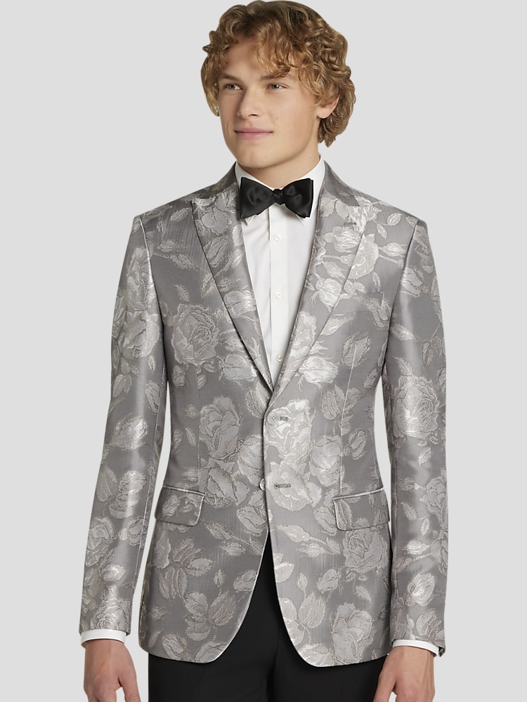 Egara white slim fit dinner jacket on sale