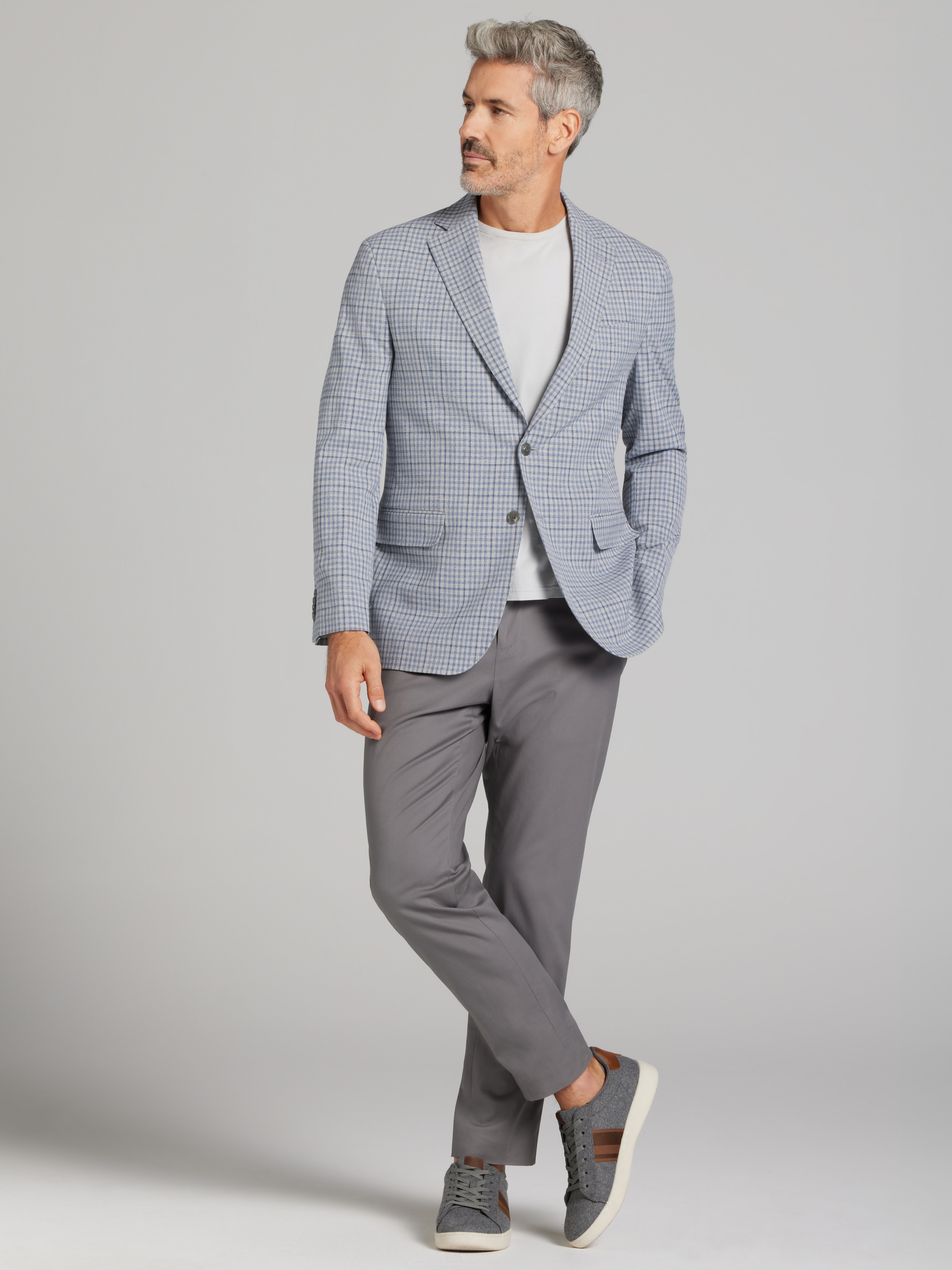 Modern Fit Check Sport Coat