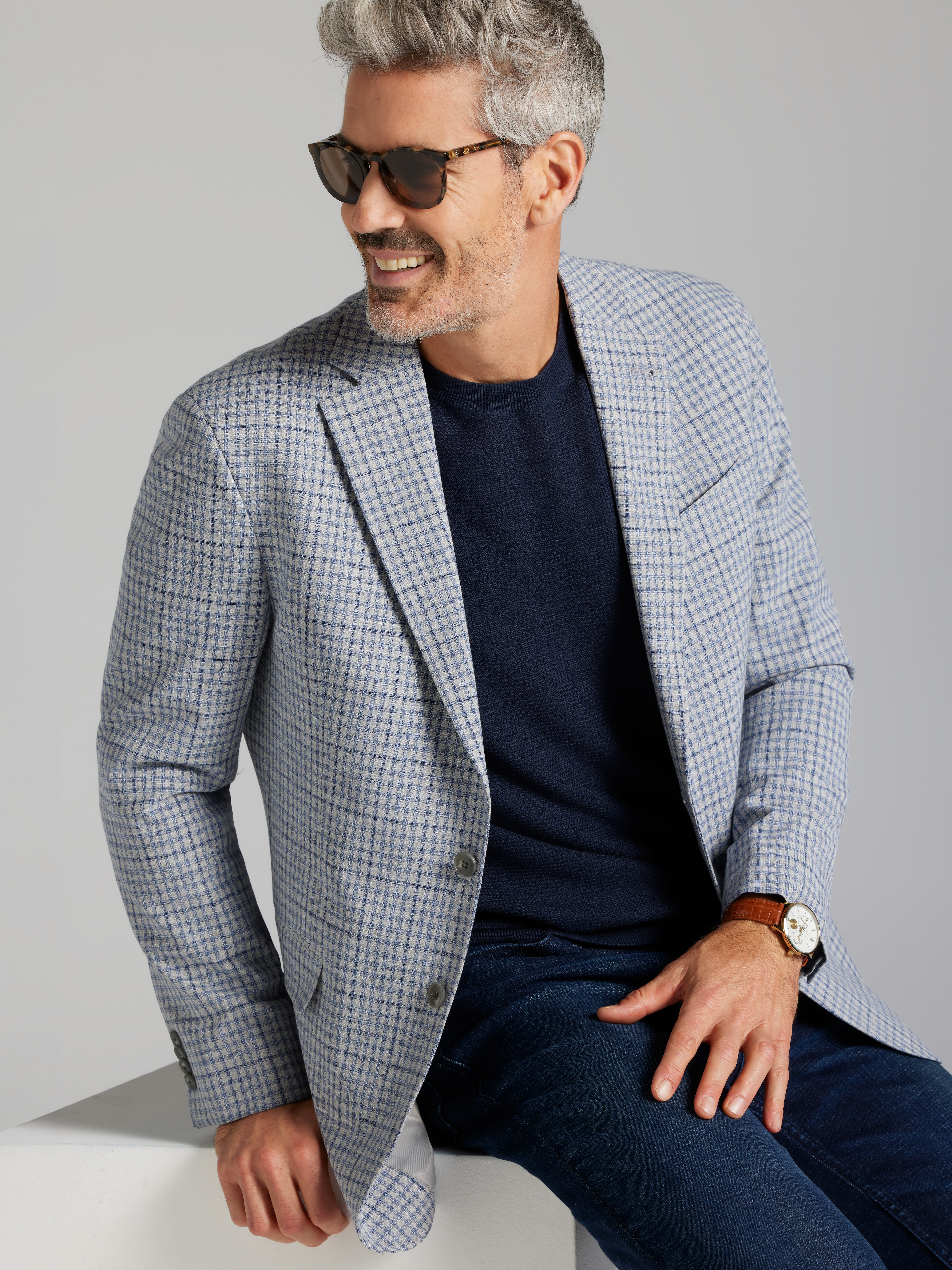 Modern Fit Check Sport Coat