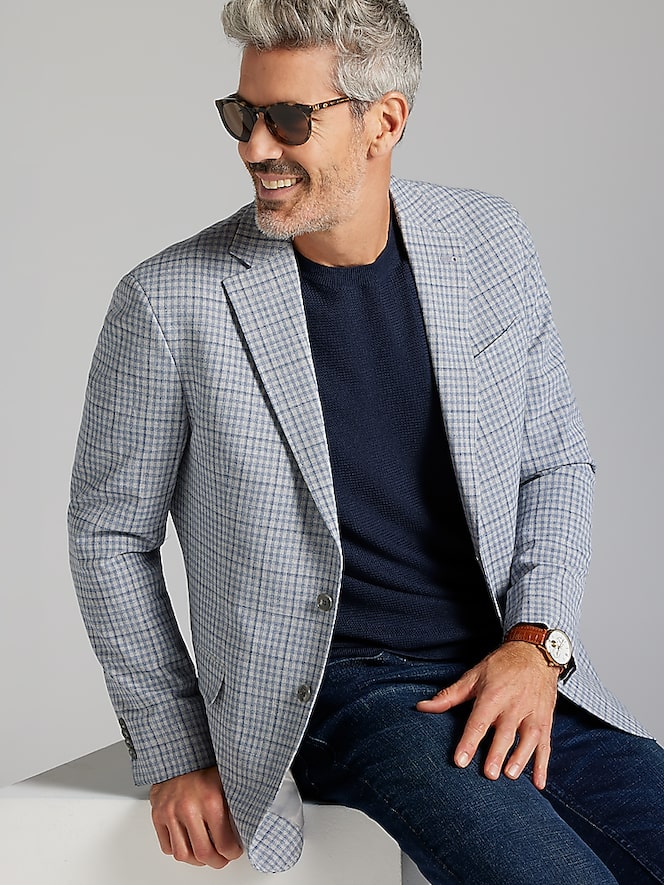 JOE Joseph Abboud Modern Fit Check Sport Coat