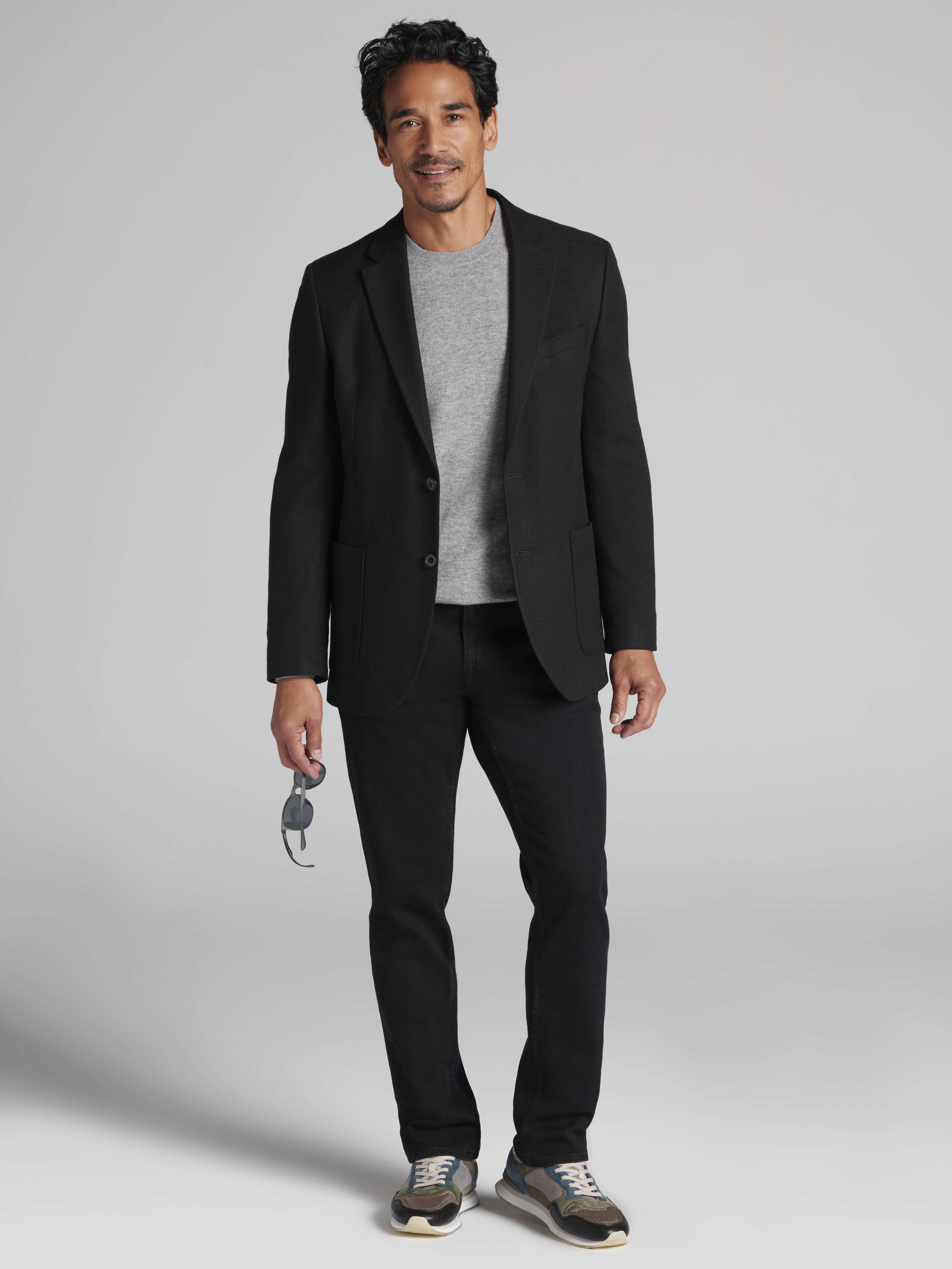 Modern Fit Structure Weave Sport Coat